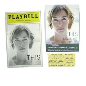 THIS Playbill November 2009 Playwrights Horizons Melissa Gibson Cancelmi Davis